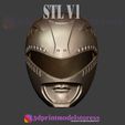 Red_ranger_mighty_morphin_helmet_08.jpg Red Ranger Mighty Morphin Power Ranger Helmet Cosplay STL File