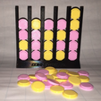 Capture d’écran 2017-12-26 à 18.57.27.png Archivo STL gratis Connect Four, Pattern Game・Diseño de impresión 3D para descargar