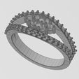 wf1.jpg Fichier STL Bague de fiançailles lèvres et grappes de diamants taille US 7 Modèle d'impression 3D・Objet pour impression 3D à télécharger