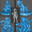 000.png Download free STL file Goblin Girl naughty Gardener • 3D printing model, m0rgen-muffel