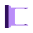 Halterung Köcher Klammer.stl Interceptor wall mount with fingerprint lock