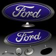 4s.jpg Ford logo car brand for 3D printer or CNC router