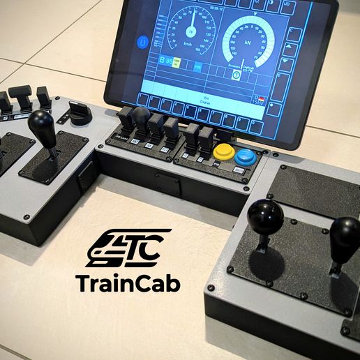🚆 TrainCab - Controller for Train Simulation・ 3D File for 3D printing・Cults