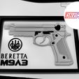 121.jpg Beretta M9A3 picture with frame