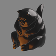 untitled2.png Thinking Cat. Chinese Tibet Fengshui Cat