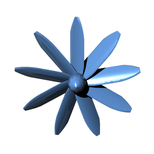 helice-9-pales-0.PNG helice 9 pales - propeller 9 blades