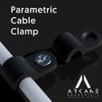 AA-Cable-Clamp.jpg Parametric Cable Clamp for Secure Wall Mounting