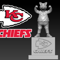 NFL Kansas City Chiefs - Mascot Lanyard