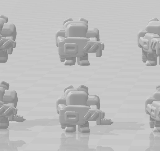 Minimalist Sci-Fi Space Infantry Squad – 6mm / 10mm / 15mm Epic Scale