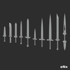 002-Img01.png FANTASY WEAPON PACKAGE - Swords and Daggers (Part 02)