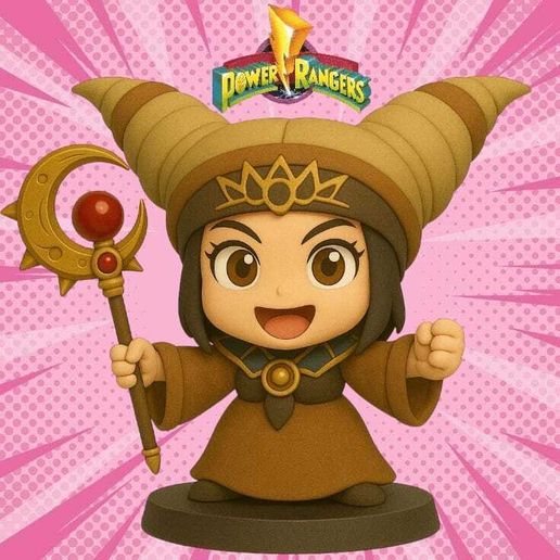 🇯🇵 rita repulsa chibi chibi power rangers・ STL File for 3D printing・Cults