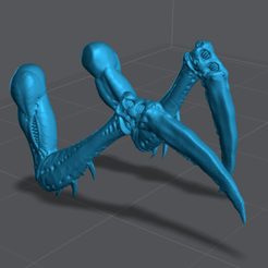 pic1.png Free STL file Hormagant claws・3D printable design to download