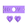 stres_cark.stl Love Fidget Spinner with Heart