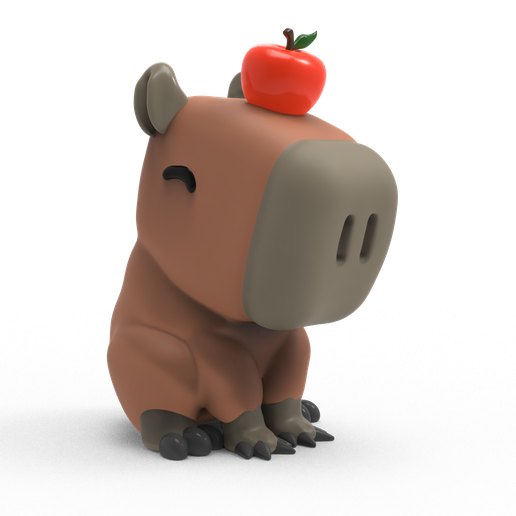 STL file Capybara - Capybara 🧸 ・Model to download and 3D print・Cults