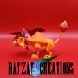 20251003_125944.jpg Red 13 from Final Fantasy VII low poly Action figure