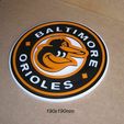 baltimore-orioles-baseball-cartel-letrero-logotipo-impresion3D-bate.jpg Baltimore Orioles, baseball, poster, sign, logo, print3D, bat, team, team, league, career