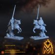 7a-High-Elf-Lancers-32mm-Champion-Photo.jpg High Elf Lancers Command Group | 32mm Scale Presupported Miniatures