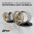 HUR-wheels-2.jpg Rotiform HUR wheels  for 1/24 Aoshima Huracan