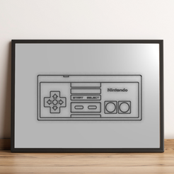 39dfb4ff-738e-4f29-acb0-0bb5f0ec7b45.png 3D-Datei NES Controller Kunst kostenlos・3D-Druckvorlage zum Herunterladen