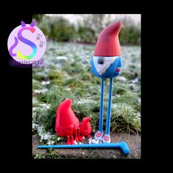 gnomelongleg_normal.jpg Fichier STL Gnome aux longues jambes・Plan à imprimer en 3D à télécharger