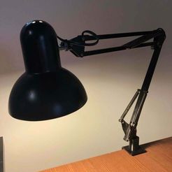 Lamp_base_A.jpg Télécharger fichier STL gratuit Socle de lampe de bureau • Plan à imprimer en 3D, fheder