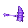 Bonehammer1.obj Fantasy Bone Hammer 3D Printable STL