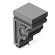 Corbel4-08.JPG Simple celtic corbel bracket 3D print model