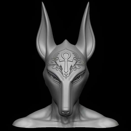 Máscara De Anubis Con Diamantes De Imitación Brillantes – Máscara De Mascarada Dios Egipcio Para Halloween Y Cosplay | Disfraz Retro Con Detalles Lujosos