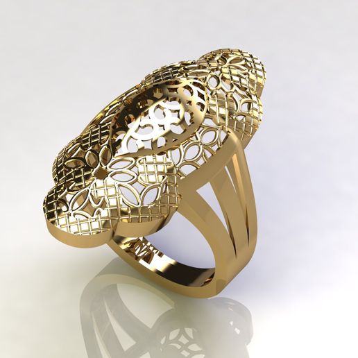 WOMEN RING PLAIN 3D PRINT MODEL 3DM 3D model