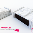 GARAGE PROJECT MOsBIUS 3D Printable Scifi Structures for Tabletop Gaming gq Scifi Structures for Gaming Vol 4 - bundle
