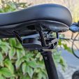 PXL_20230906_163507796.jpg STL file Apple AirTag mount bike e-bike saddle・3D printing design to download