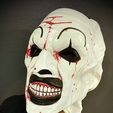 z5949089663209_f0ff2cf5cc855b66d1036b081cef5a74.jpg Art The Clown Mask With Hat - Terrifier 3 Cosplay For Halloween