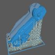 thighsonelegoo.jpg Empire Strikes Back AT-ST 3D printable STUDIO SCALE 3D print model