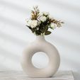 3.jpeg NORDIC CIRCULAR HOLLOW VASE / NORDIC CIRCULAR HOLLOW VASE
