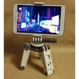 dbf4bf49ec2562816d850837bc96428b_preview_featured.jpg Fichier STL gratuit Smartphone tripod・Modèle à télécharger et à imprimer en 3D