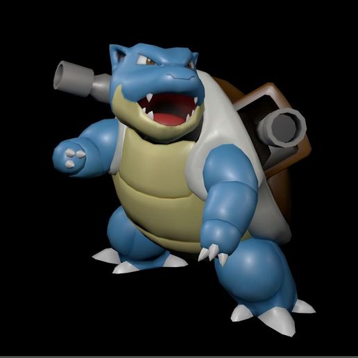 Blastoise Pokemon 3D model