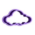 Nube 3cm v1.stl Вырубка для печенья в виде облака