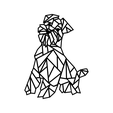 1.png Perro Schanauzer Geometric Wall Decor