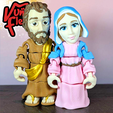 FreshStartMiniEgypt72.png Nativity Character Bundle MultiColor Flexi Print-In-Place + figure & keychain