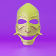 1.png Samurai face mask funny face mask 3D print model