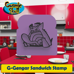 094-G-Gengar.png STL-Datei Gengar Gigantamax Sandwich-Stempel・3D-druckbares Design zum Herunterladen