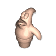 Patrick-Star-in-Cone-3D-Model6.png.png Patrick Star Cone Collection