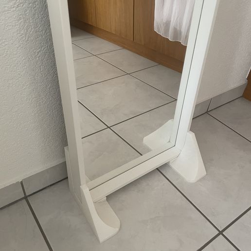 🪞 Standfuß für Spiegel IKEA NISSEDAL・Kostenlos STL Datei für 3D-Druck・Cults