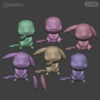 peakychu_models.png Peakychu Chibi Pokemon Fanart 3 Models Pokopia