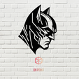 18.png BATMAN FACE | 2D WALL ART #1
