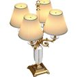 3ddd2.jpg Large crystal table lamp in neoclassical American style 3D model