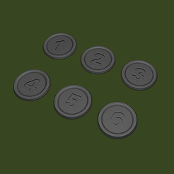 test-pic.png Free 3D file 40mm simple objective markers・3D print design to download
