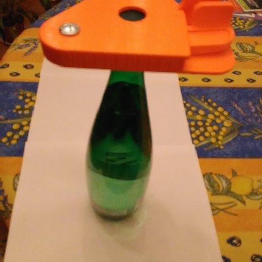 Plastic bottle opener