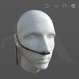 1.jpg Dune 2 Stillsuit Nasal Moisture Collector (Nose Plug) 3D Model for cosplay