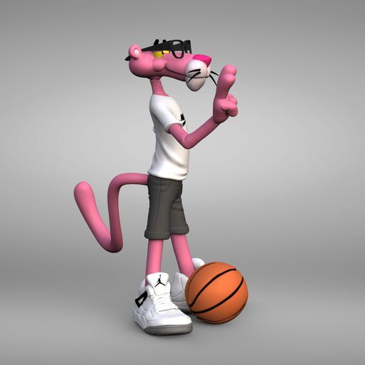 pantera-rosa-3.jpg Pink Panther Urban Vibes Fanart - (Multiparts / 3MF)